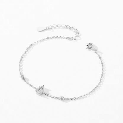 Pulseira-Feminina-de-Prata-Gota-Ajustavel-9